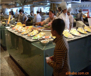 大時代美食廣場仿真食品模型展示