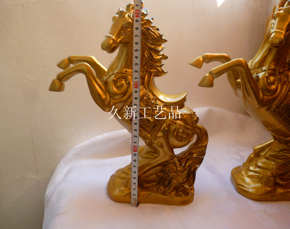 樹脂工藝品：馬上發財模型