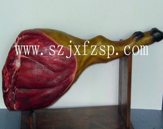 高仿真大火腿模型，仿真超大火腿模型，形象立體深圳久新制作銷售