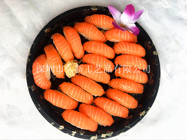 仿真食品模型 三文魚腩壽司