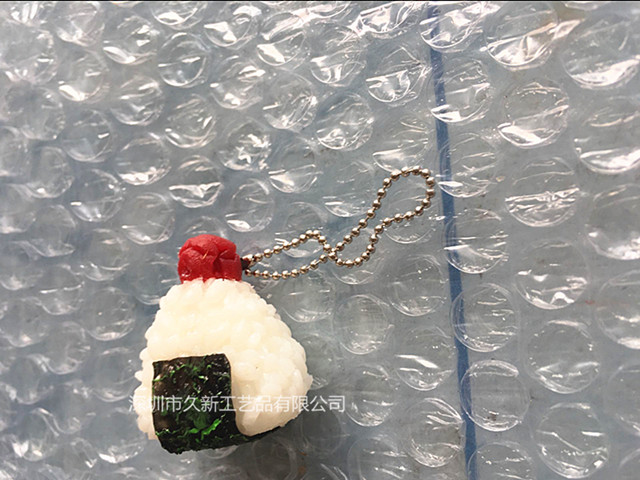 仿真食品掛件 梅子紫菜包飯掛件