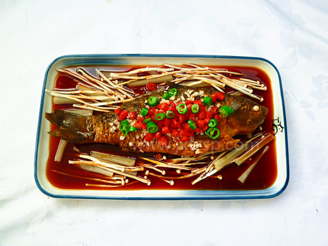 <b>仿真食物 香辣烤魚模型</b>