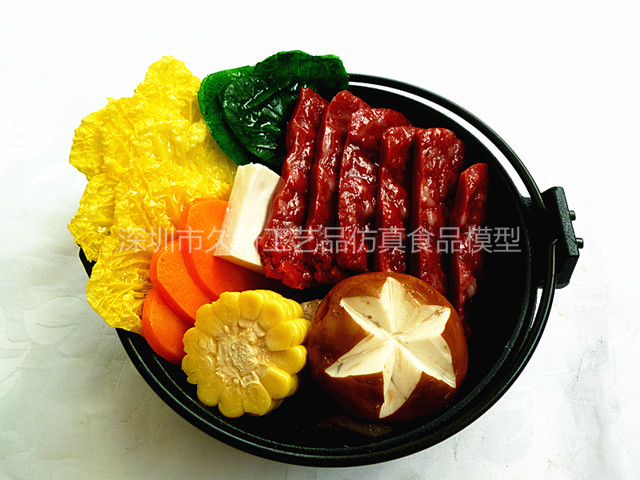 <b>仿真火鍋模型　牛肉火鍋模型</b>