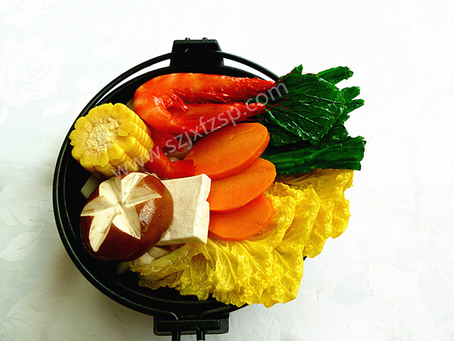 <b>仿真火鍋食物模型 鮮蝦火鍋模型</b>