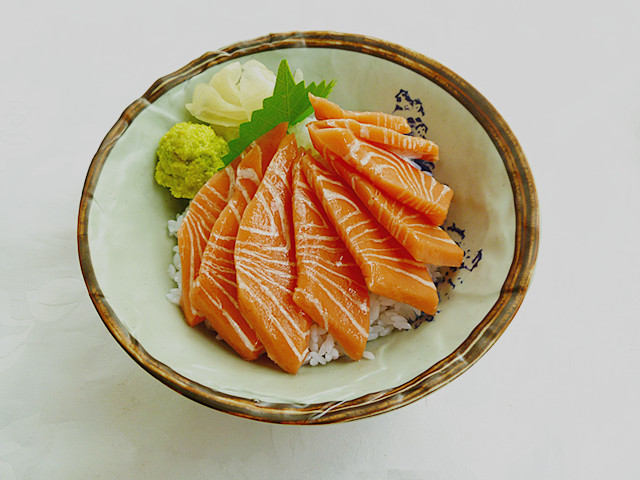 <b>假菜 三文魚飯模型</b>