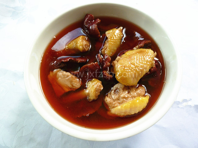 <b>食物仿真 紅菇燉雞模型</b>