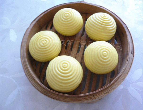 食物仿真 爆漿流沙包模型