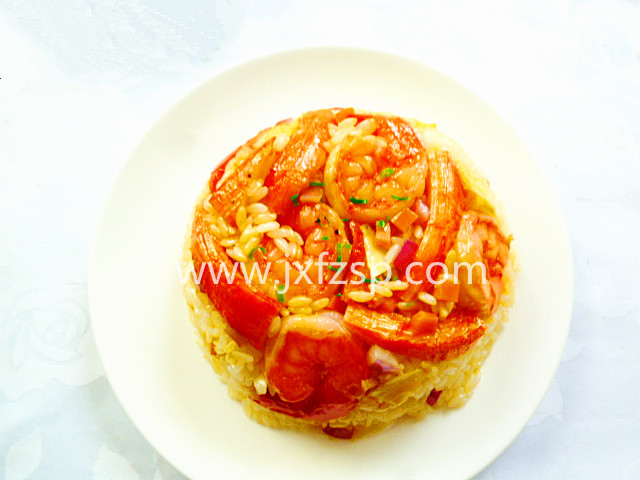 <b>假菜 海鮮炒飯模型</b>