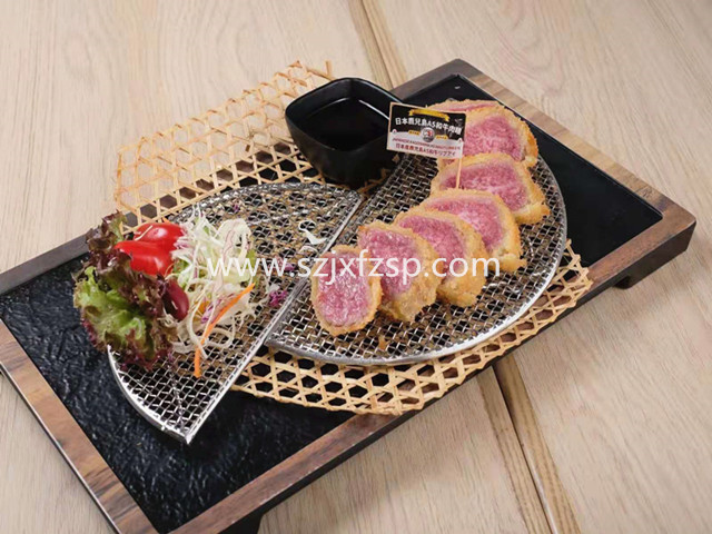 假菜 燒烤安格斯牛隔肌模型