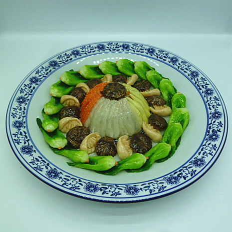 <b>仿真食物 羅漢上素食物模型</b>