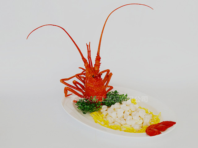<b>假菜 菊花白肉藏龍模型</b>