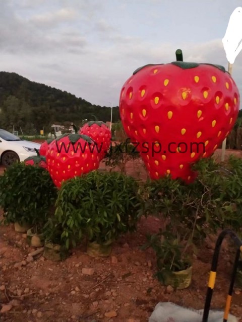 樹脂工藝品展模仿真草莓食物模型