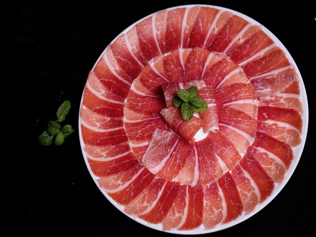 <b>菜模 火腿拼盤食物模型</b>