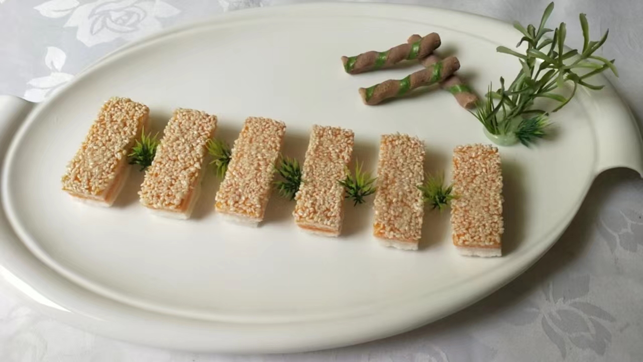 <b>樣品菜 芝麻百花脯模型</b>