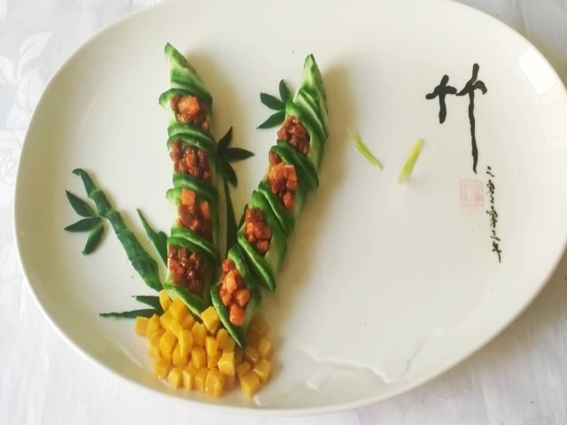 仿真食物翠竹口口香模型