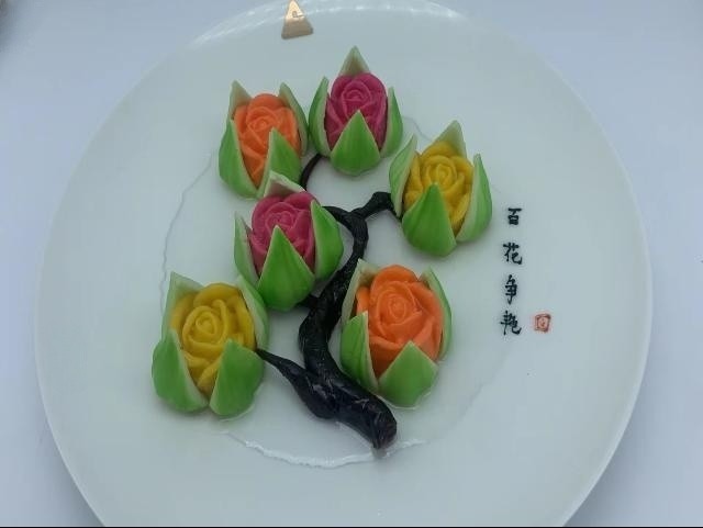 <b>食物模型 百花掙艷模型</b>