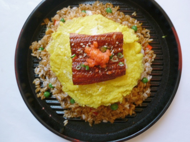 <b>仿真食物 鰻魚飯假菜模型</b>