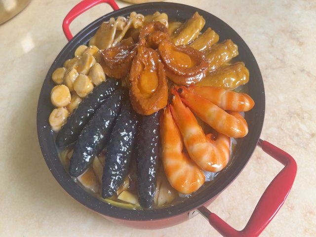 <b>食品模型花膠海參鮑魚盆菜模型</b>