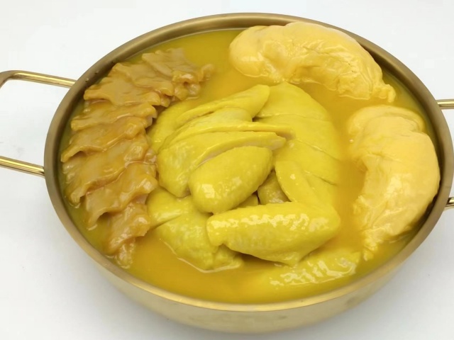 <b>樣品菜 致臻榴蓮花膠雞盆菜模型</b>