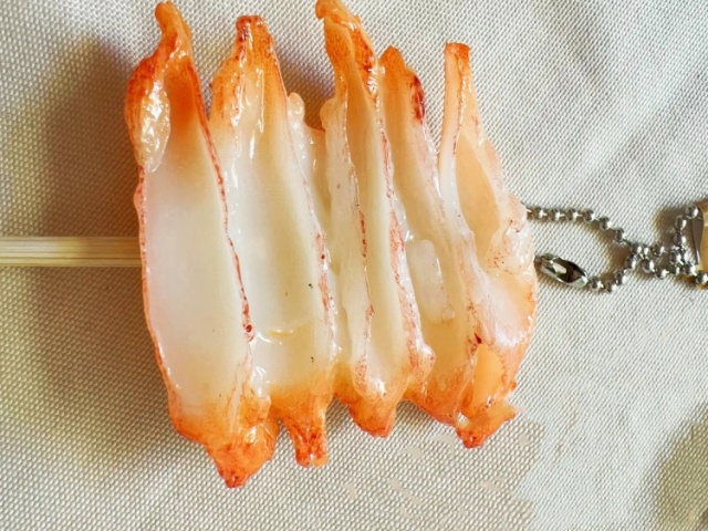 <b>食物模型掛件 烤雞軟骨仿真菜</b>