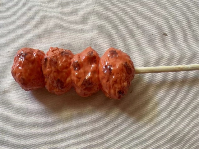 假菜 烤肉丸模型掛件
