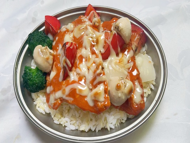 <b>樣品菜 豬排焗飯模型</b>