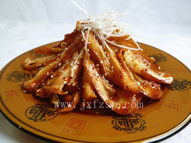 仿真菜涼拌豬耳朵模型